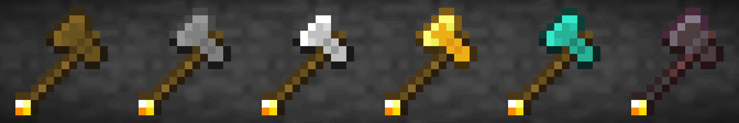 Image of glowing legacy axes Image of glowing legacy axes